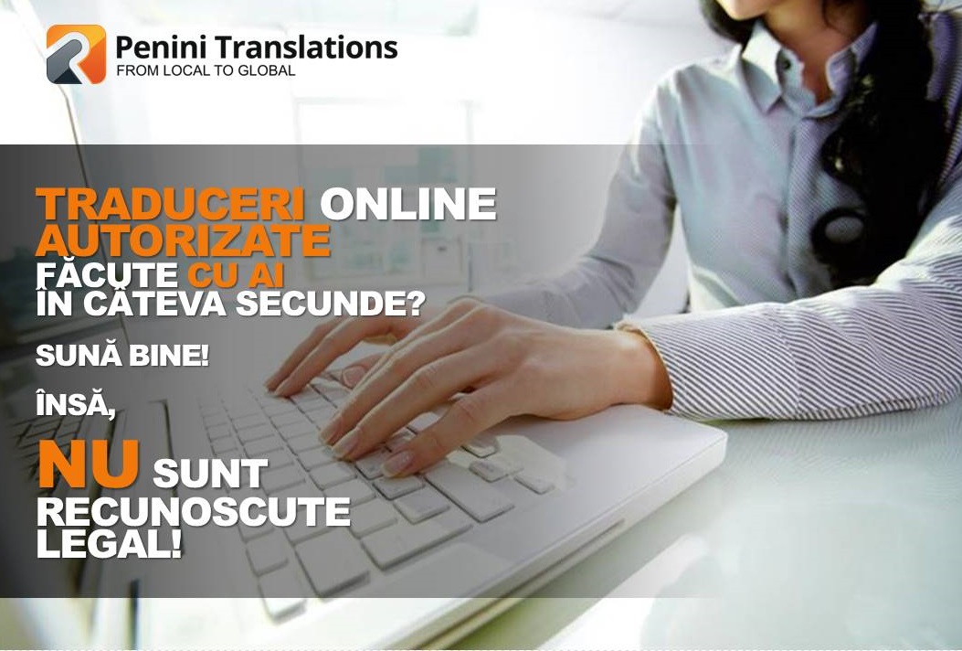 Traduceri online autorizate făcute cu AI în câteva secunde?